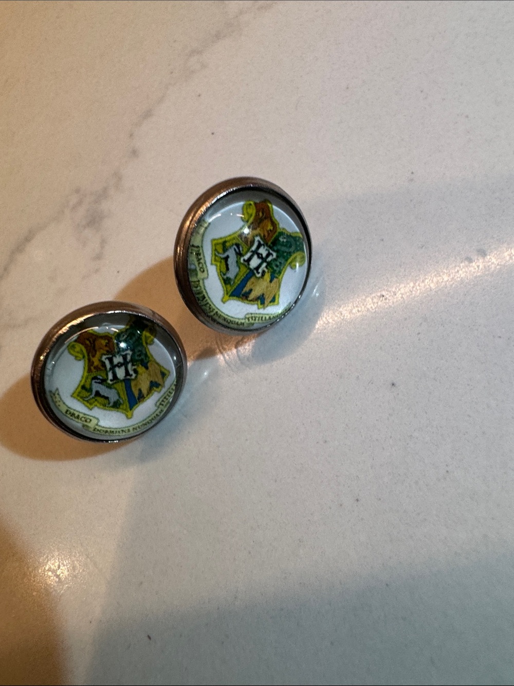 Harry Potter Earrings- Hogwarts crest